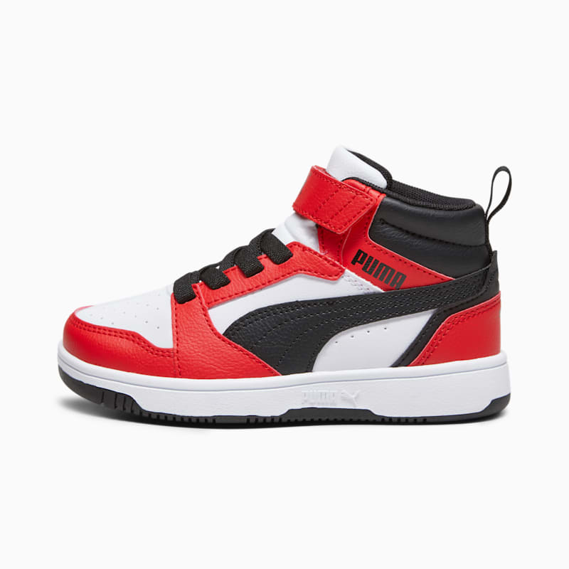 Rebound V6 Little Kids' Easy On Mid-Top Sneakers - Image 3