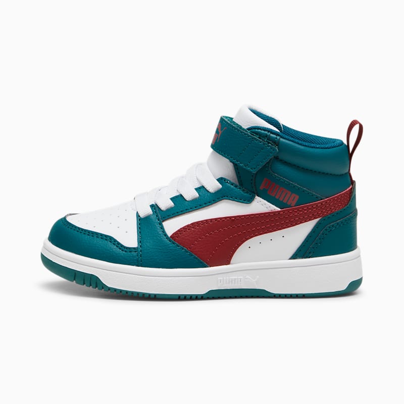 Rebound V6 Little Kids' Easy On Mid-Top Sneakers - Image 6