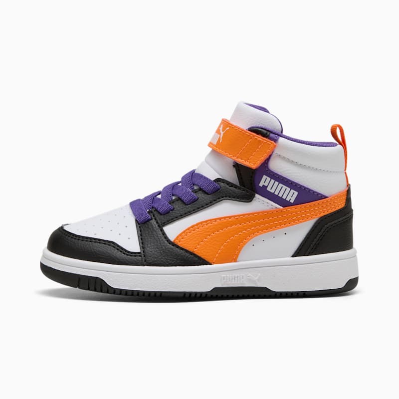 Rebound V6 Little Kids' Easy On Mid-Top Sneakers - Image 7