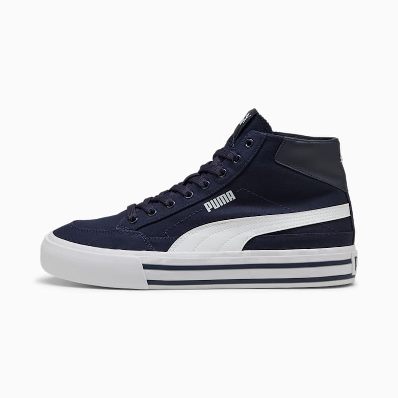 Court Classic Vulcanized Formstrip Men's Mid Top Sneakers - Image 3