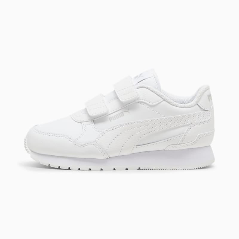 ST Runner v4 Leather Little Kids' Easy On Sneakers - Image 2