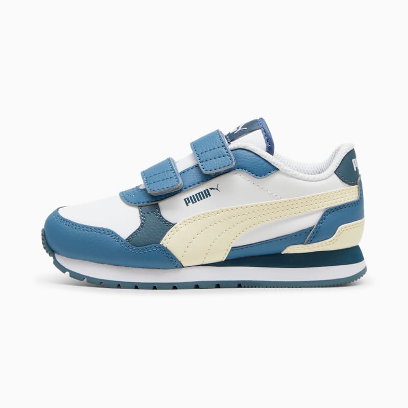 ST Runner v4 Leather Little Kids' Easy On Sneakers - Image 4