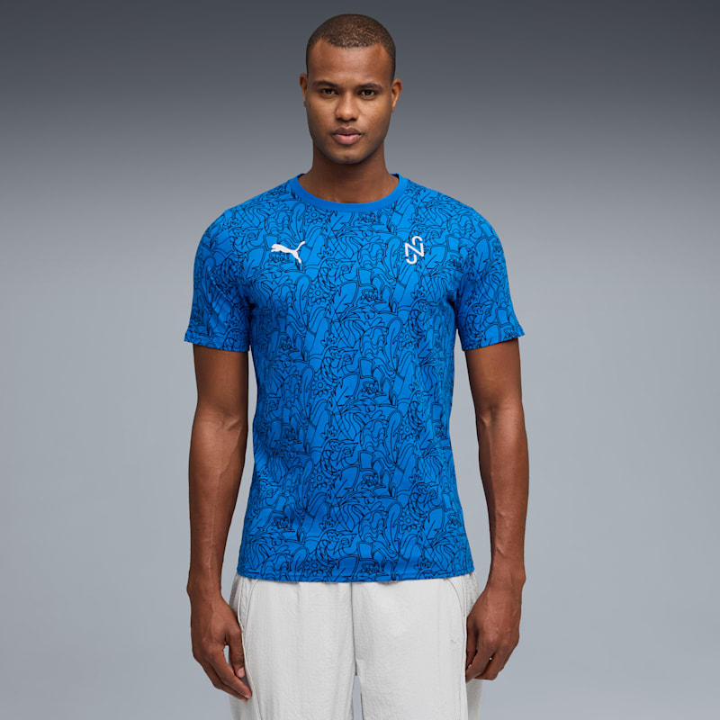 Neymar JR Brazil Passion Men's Patterned Soccer Tee - Image 2