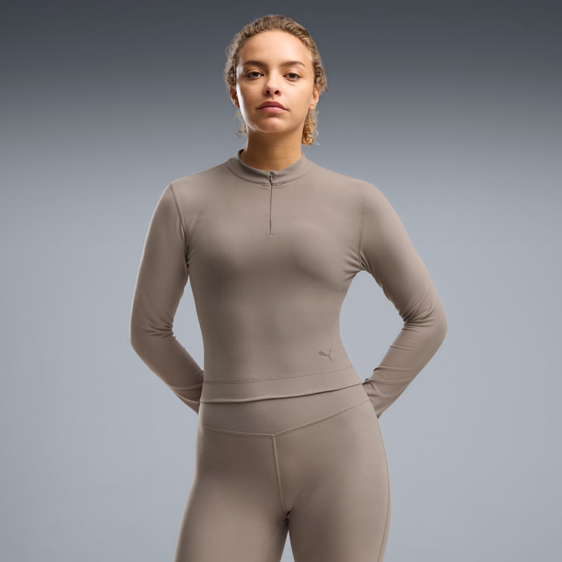 Cloudspun Ultra Soft Women's Quarter-Zip Training Top - Image 2