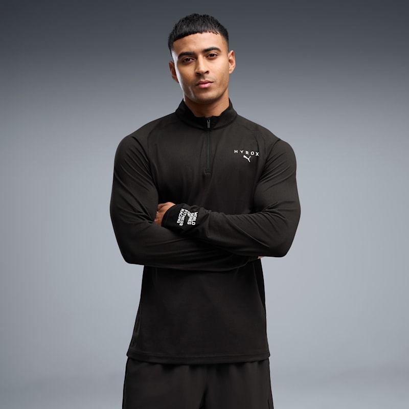 PUMA x HYROX Men's Quarter-Zip Top