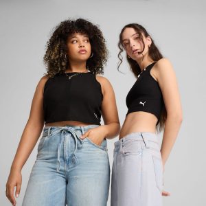 Wardrobe Essentials Women's Ribbed Crop Top