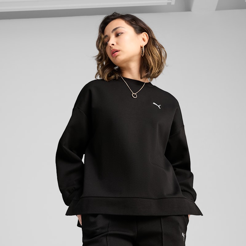 Wardrobe Essentials Women's Oversized Crew Sweatshirt