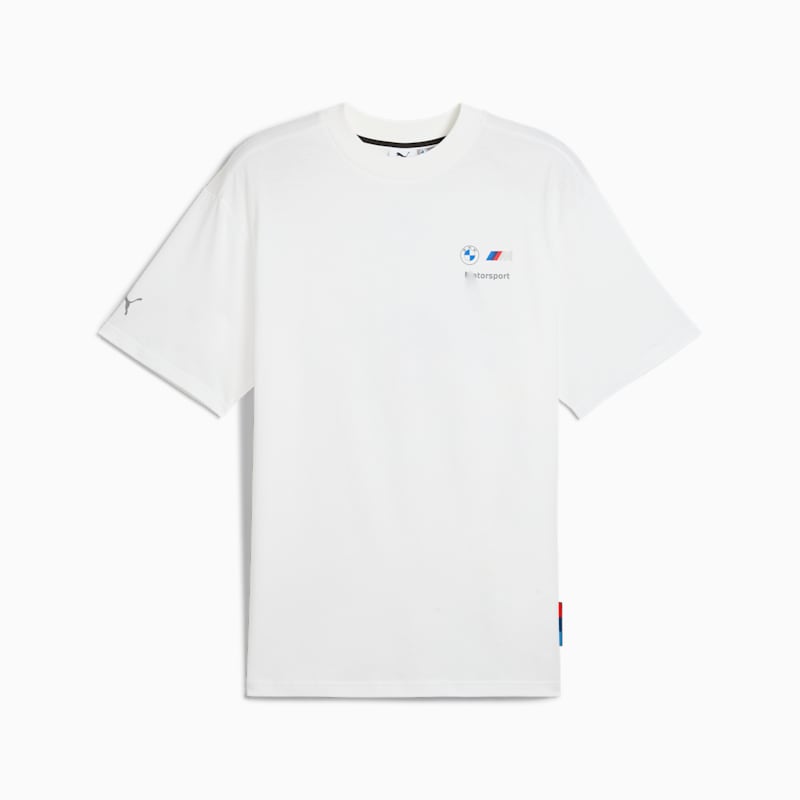 BMW M Motorsport Men's Stacked Logo Tee