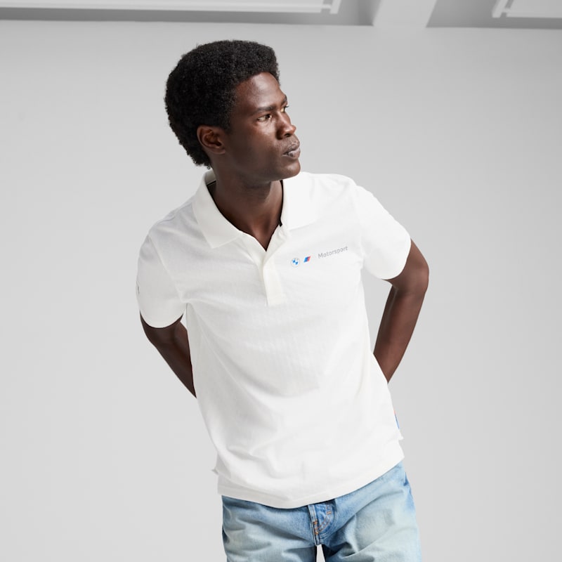 BMW M Motorsport Men's Jacquard Polo - Image 2