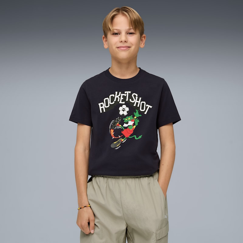 Super PUMA Big Kids' Graphic Tee - Image 2