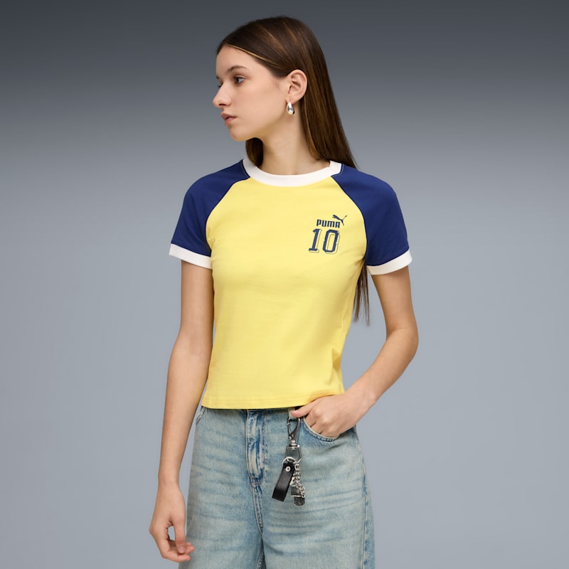 FUTURE.PUMA.ARCHIVE Women's Slim Ringer Tee - Image 3