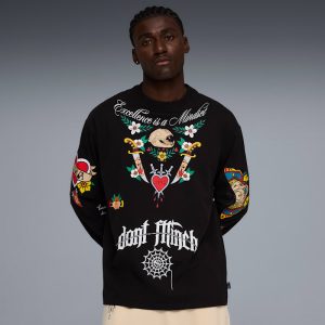 Swish N' Ink Men's Long Sleeve Basketball Tee