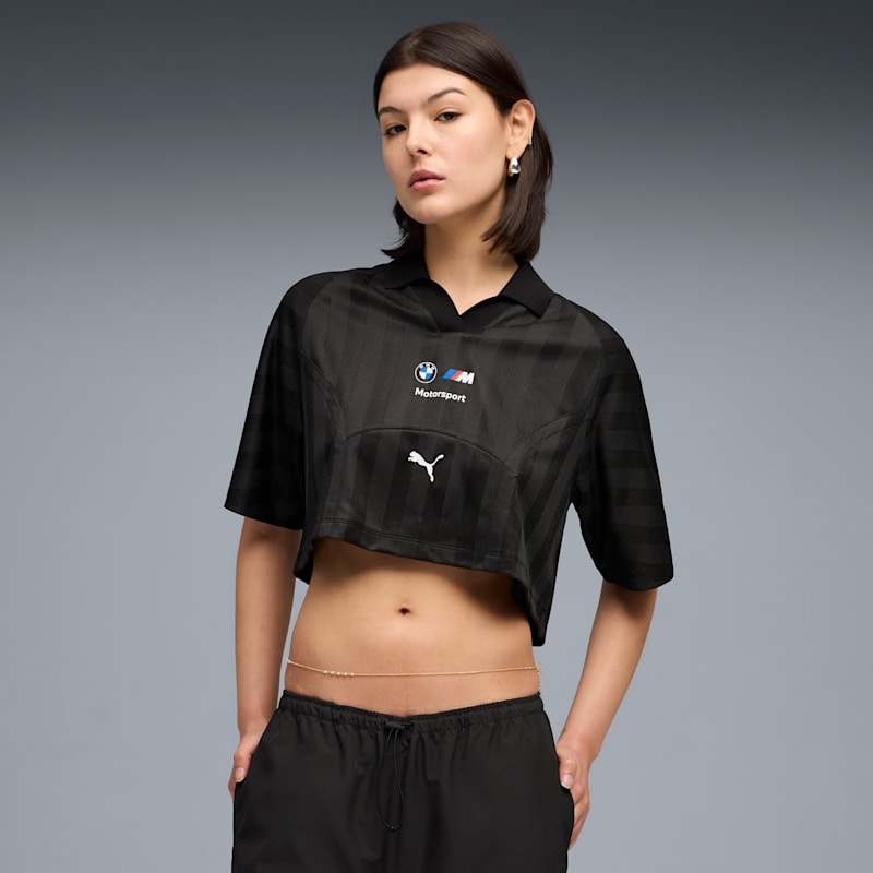 BMW M MOTORSPORT Women's Cropped Polo