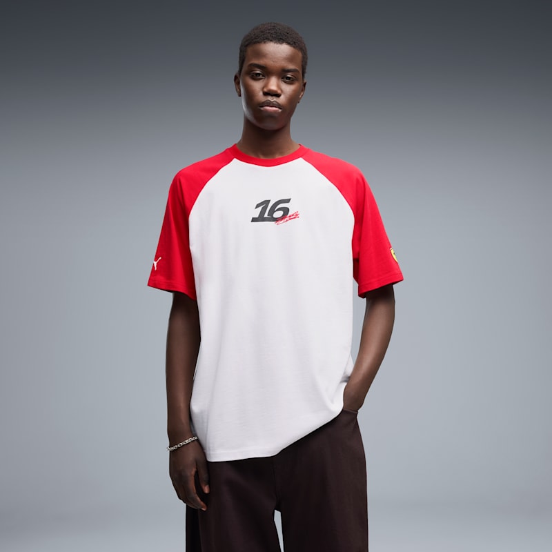 Scuderia Ferrari Leclerc Men's Relaxed Tee