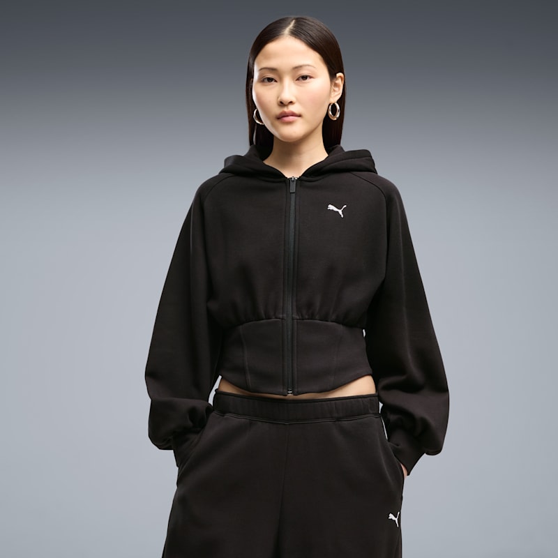 Street Glam Women's Bedazzled Hoodie