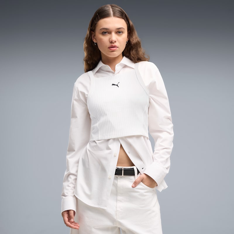 PUMA Essentials Women's Ribbed Crop Top - Image 2