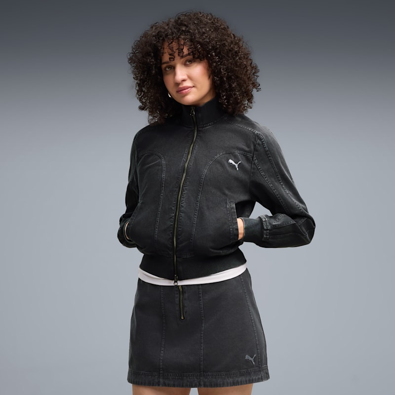 FUTURE.PUMA.ARCHIVE Women's Washed Twill Short Jacket