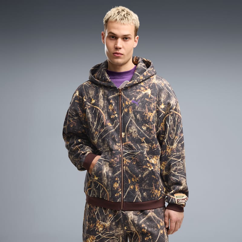 Dylan Wildcat Men's Zip-Up Basketball Hoodie - Image 2
