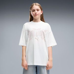 Midnight Shadow Big Kids' Oversized Graphic Tee