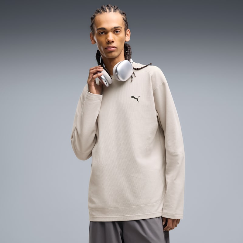 PUMATECH Men's Relaxed Waffle Long Sleeve Tee - Image 2