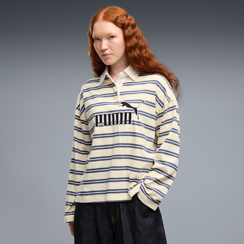 PUMA Elevated Essentials Women's Oversized Long Sleeve Rugby Polo - Image 2