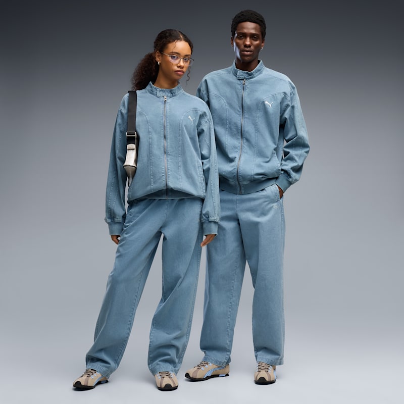 FUTURE.PUMA.ARCHIVE Relaxed Washed Twill Track Pants - Image 2