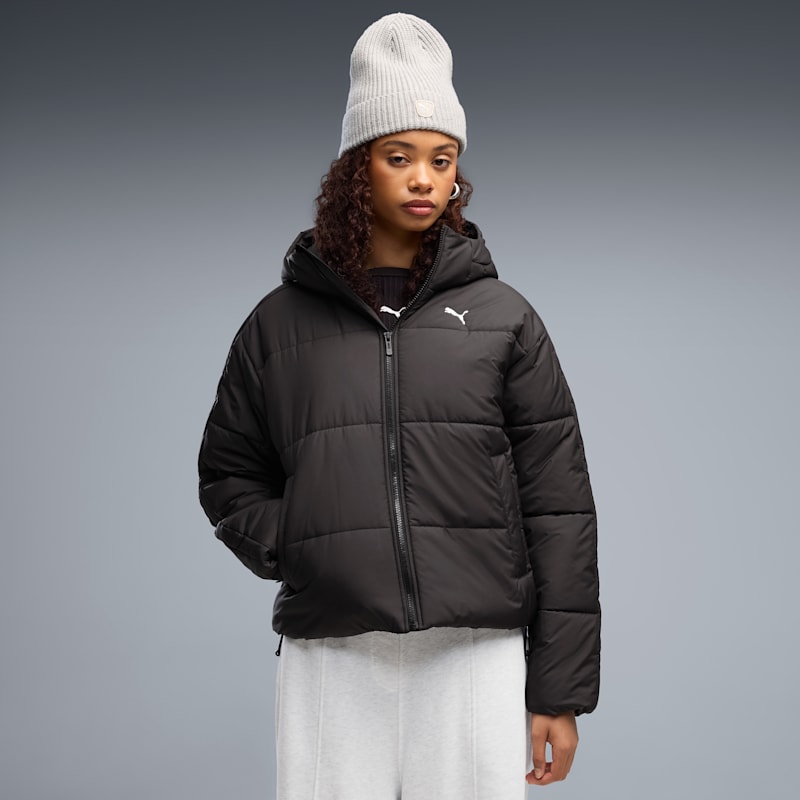 PUMA Essentials Women's Relaxed Hooded Padded Jacket