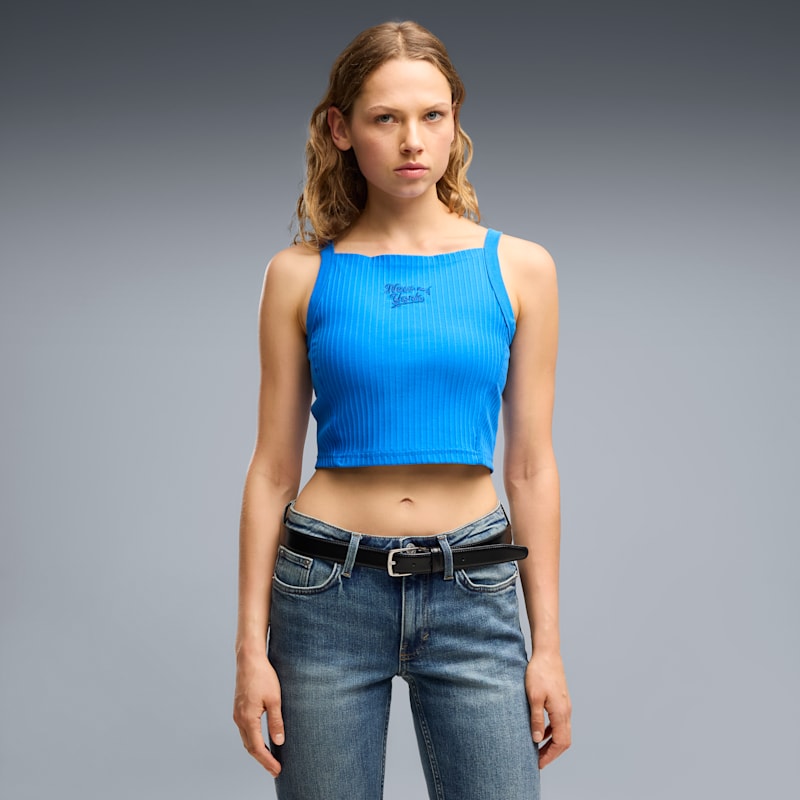NYC Women's Ribbed Graphic Tank