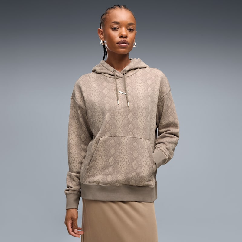 Snake Pack Women's Printed Relaxed Hoodie - Image 2