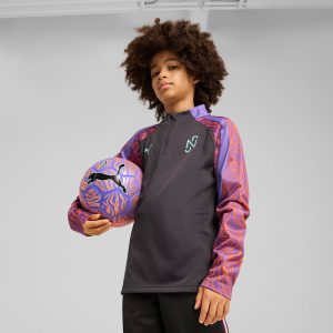 PUMA x NEYMAR Creativity Big Kids' Quarter-Zip Soccer Top