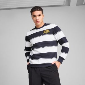 Class Pack Men's Striped Crew Sweatshirt