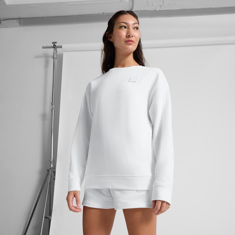 PUMA Elevated Essentials Women's Comfort Crew Sweatshirt - Image 2