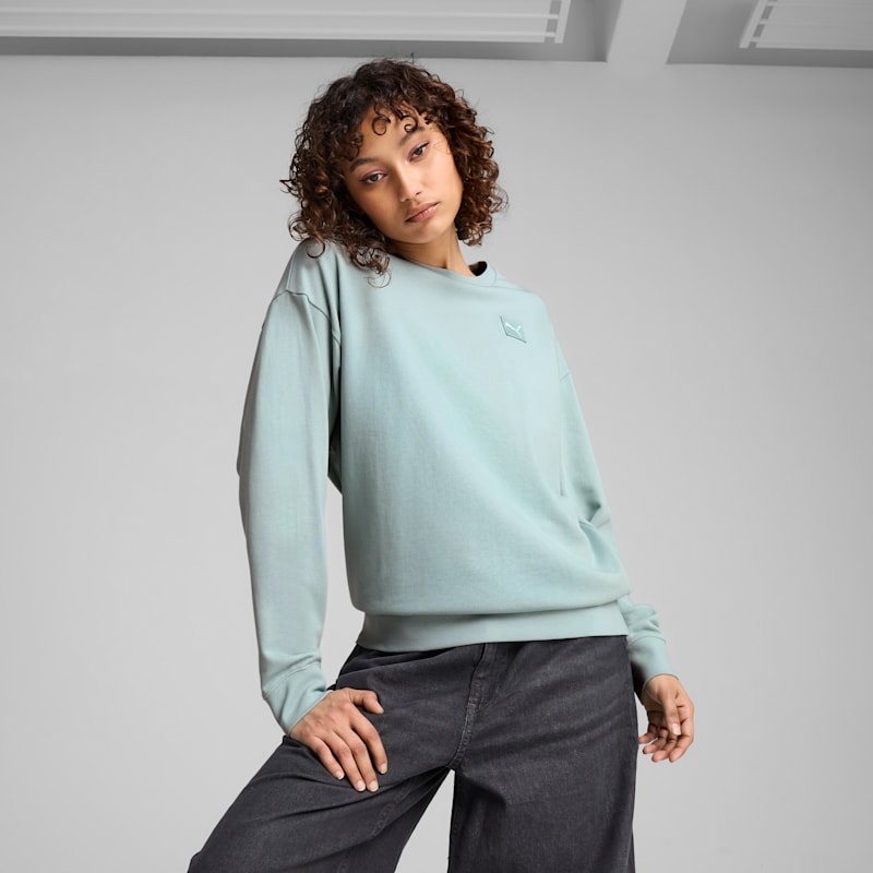 PUMA Elevated Essentials Women's Comfort Crew Sweatshirt - Image 8