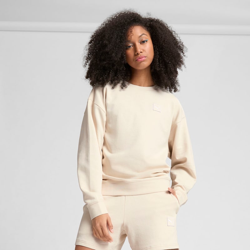 PUMA Elevated Essentials Women's Comfort Crew Sweatshirt - Image 9