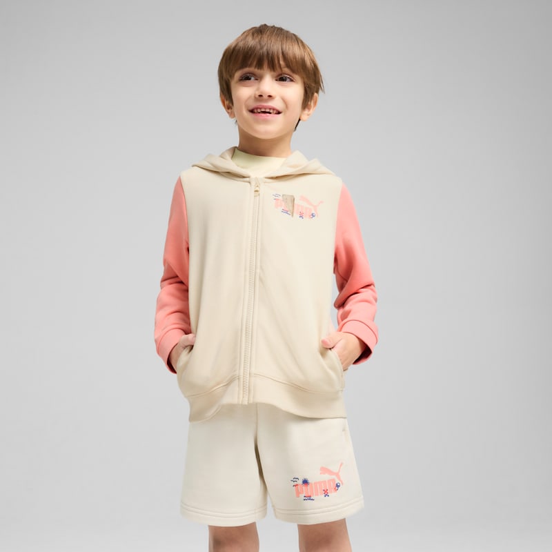 Sandy Adventures Little Kids' Full-Zip Hoodie - Image 2
