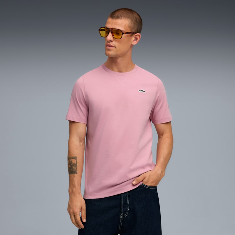 PUMA Wardrobe Essentials Suede Men's Tee - Image 4