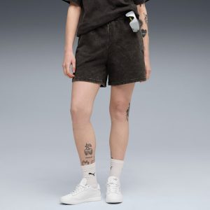 PUMA Elevated Essentials Acid Wash Women's Shorts