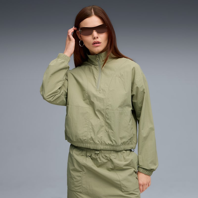 Her Women's Half-Zip Crew - Image 2
