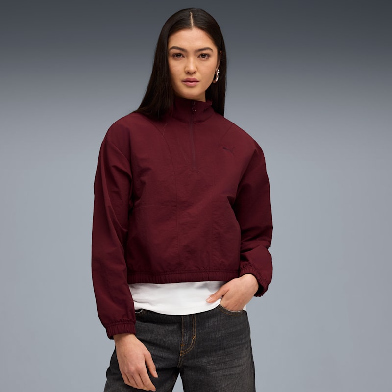 Her Women's Half-Zip Crew - Image 3