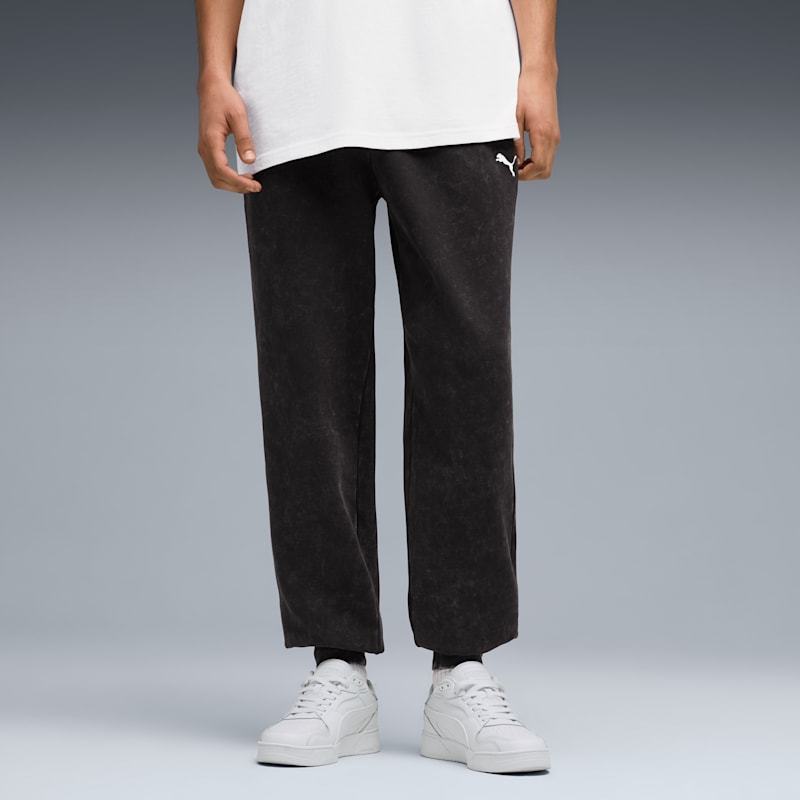 PUMA Elevated Essentials Acid Wash Men's Fleece Sweatpants