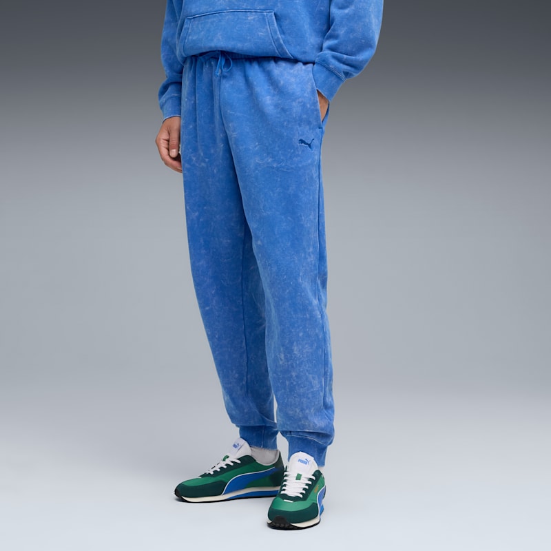 PUMA Elevated Essentials Acid Wash Men's Fleece Sweatpants - Image 2