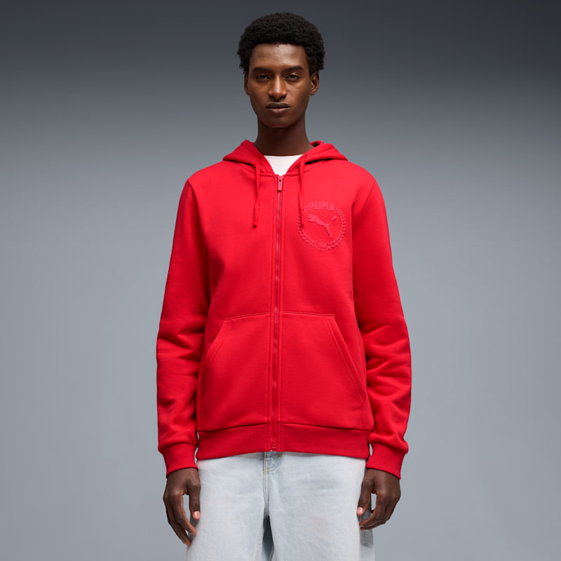 PUMA Essentials Men's Tonal Zip-Up Hoodie - Image 2