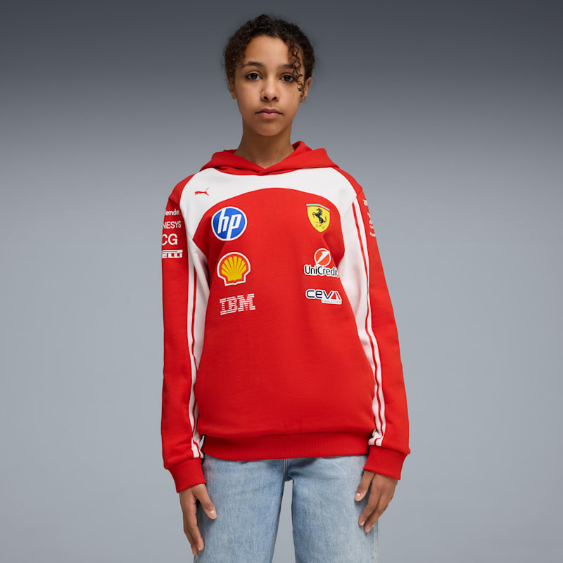 Scuderia Ferrari Replica Big Kids' Soccer Hoodie
