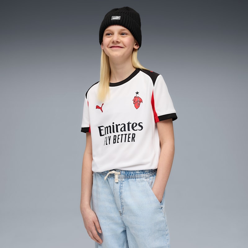 AC Milan 25/26 Away Replica Big Kids' Soccer Jersey