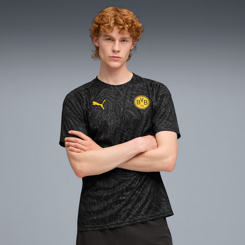 Borussia Dortmund Men's Soccer Warm-Up Jersey - Image 2