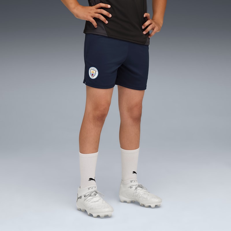Manchester City Big Kids' Soccer Shorts - Image 2