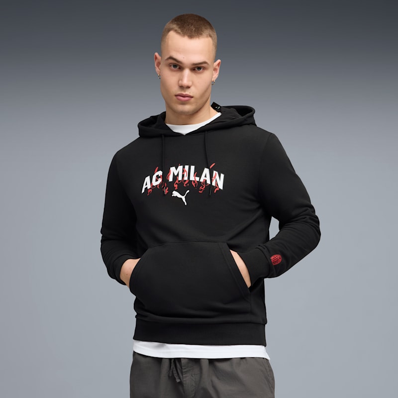AC Milan ftblCulture Men's Hoodie - Image 2