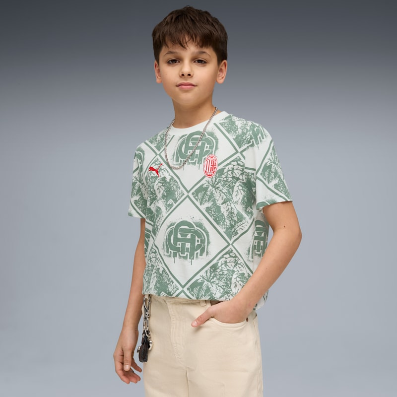 AC Milan ftblCulture Big Kids' Printed Tee
