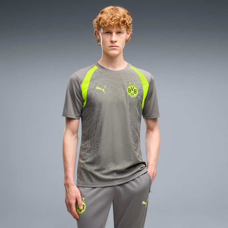 Borussia Dortmund Men's Slim Soccer Training Jersey - Image 3