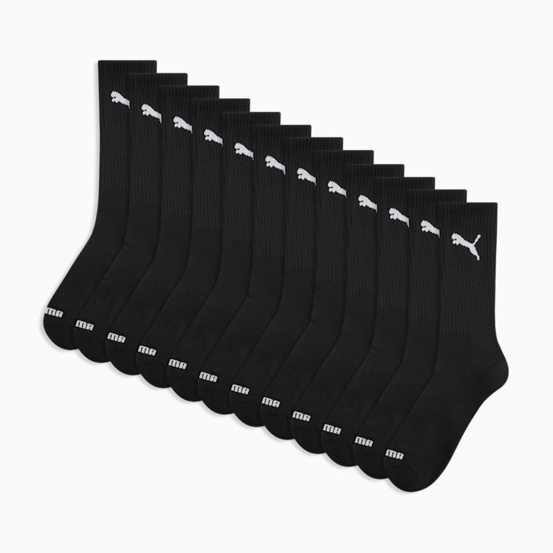 PUMA Men's Half-Terry Crew Socks (6 Pairs)